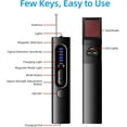 thumbnail image 3 of Camera Detector, Anti Spy RF Signal Scanner, Anti Spy Camera Finder Wireless Rechargeable with 5 Levels Sensitivity for Home, Office, Hotel to Tracke GPS, Finder Listening Devices, 3 of 8