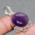 thumbnail image 2 of African Amethyst Round Shape Gemstone Pendant Antique Gift Jewelry 1.60" FP 1452, 2 of 2