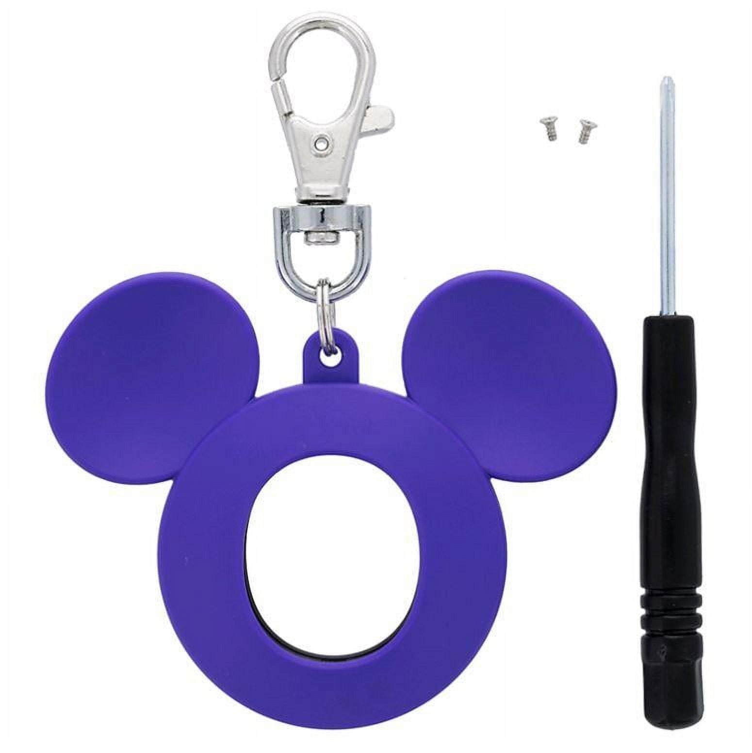 Blue Background Mickey Mouse with Disney Logo Souvenir Keychains, Key Ring  Accessory Gifts for Disney Lovers, 4.75 Inches, 2 Pack at  Men's  Clothing store