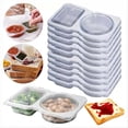 thumbnail image 5 of 20 PCS Snack Containers with Lid with 2 Compartments Reusable, 5 of 5