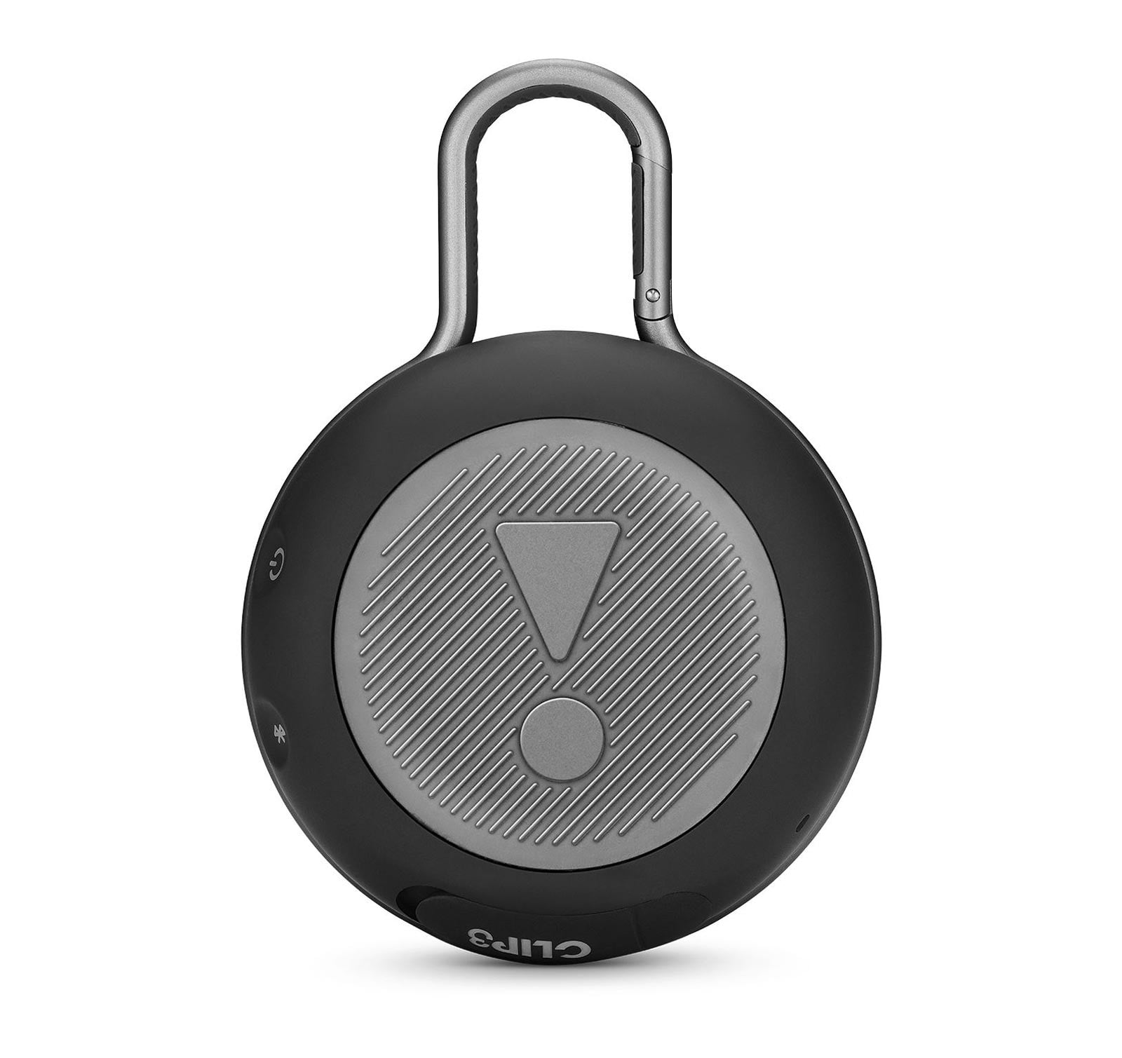 Restored JBL Clip 3 Bluetooth Speaker, Waterproof, 10-Hour Battery, Black (Refurbished)