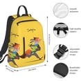 thumbnail image 4 of Miyohal Zootopia Nick Wild Rucksack RucksackCasual,Backpack Daypack,School,Commuting,Commuting,Unisex, 4 of 9