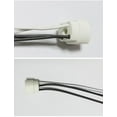 thumbnail image 4 of FSLiving 10PCS 25cm/9.84in Wire G10Q Ceramic Base Lamp Holder G10Q 4-Pin Circline Round Fluorescent LED Tube Lamp Ceiling Light Socket FC8T9/DL Circline Fluorescent Lamps (Pack of 10), 4 of 6