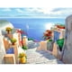 thumbnail image 1 of Pintura de diamante (DE1192) 5D Square Seaside Castle Steps DIY punto de cruz 30x40cm Hugtrwg Para estrenar, 1 of 1