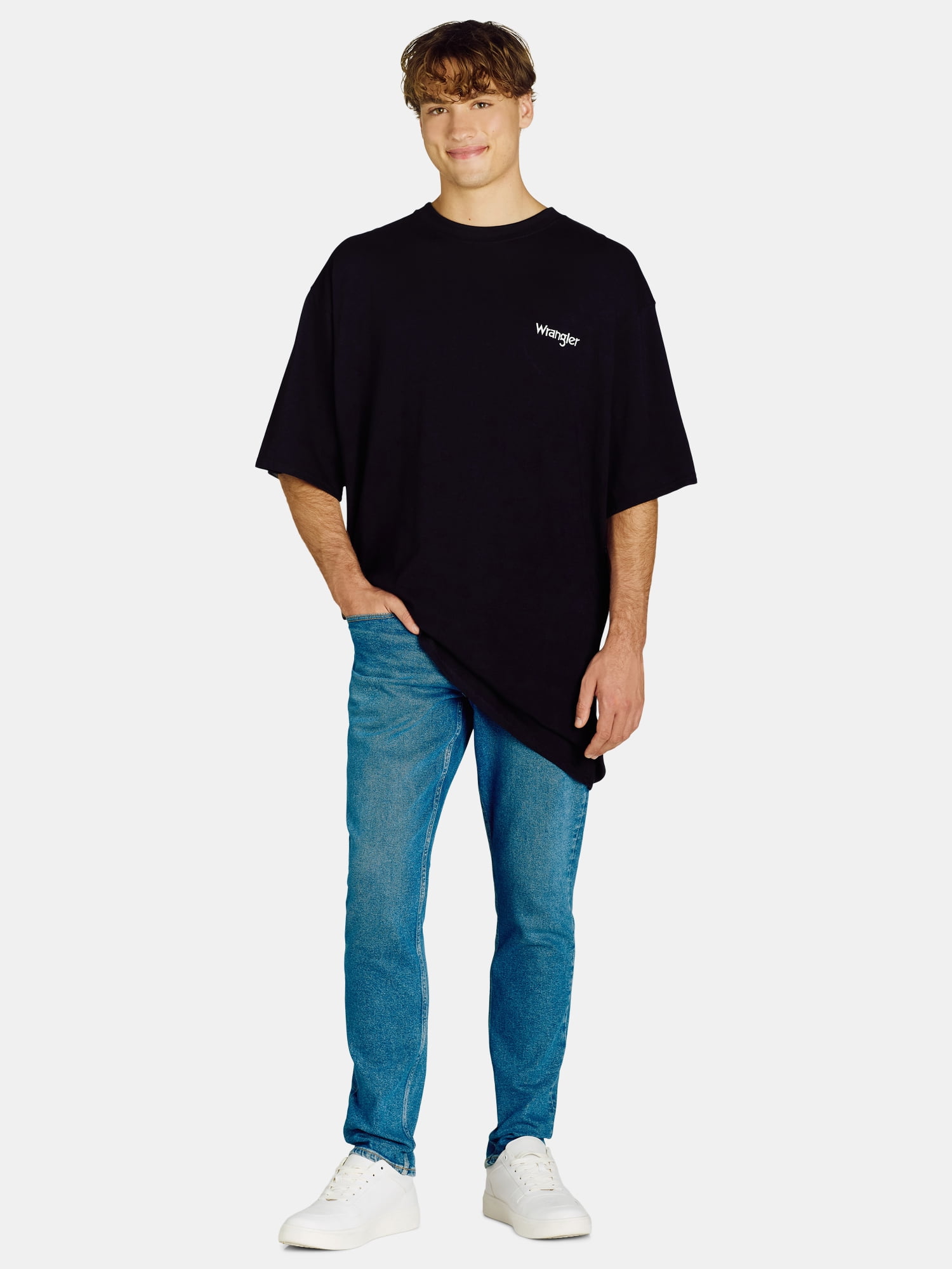 Wrangler Men’s Big and Tall Logo T-Shirt, Sizes 1XL-6XL