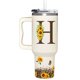 thumbnail image 1 of Vaso SUFAVN con diseño de girasoles con monograma, 1,2 L, para mujer, 1 of 7