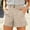 Beige1, variant on RKSTN Womens Shorts with Pockets Plus Size High Waisted Summer Shorts for Women Button Trendy Loose Fit Wide Leg Travel Beach Shorts (Red ,XL)
