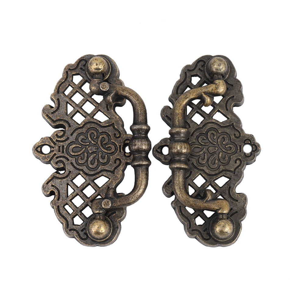20 Pack Vintage Kitchen Cabinet Pull Furniture Drop Pull Drawer Handles Bedroom Dresser Knobs Antique Bronze