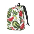 thumbnail image 2 of Daiia Watermelons Vintage Canvas Backpack for Men and Women ,Hiking Backpack,Travel Laptop Bag for School,Large Capacity Backpack, 2 of 8