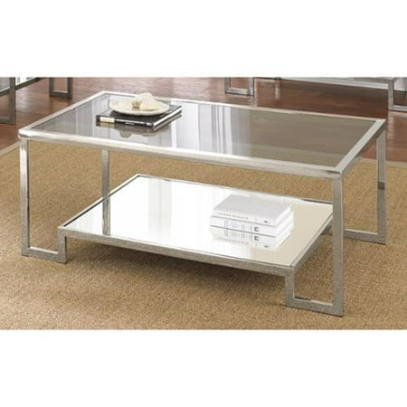 Greyson Living Cordele Chrome And Gl Coffee Table By Greyson Living Cordele Chrome And Gl Coffee Table By