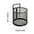 thumbnail image 3 of No Drill Wall Mounted Storage Rack, Kitchen Ginger Garlic Storage Basket, Household Spice Jar Organizer, No Drill Wall Mounted Storage Rack, 3 of 7
