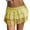 Yellow, variant on Riforla Layered Stacked Sexy Fashion Hottie Lace Miniskirt Girl Skirts for Women Yellow S