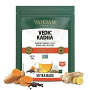 VAHDAM Organic Vedik Kadha Herbal Tea Bags  50 Units - 100g