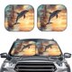 thumbnail image 2 of Fotbe Sailing Dancing Dolphin Juego de 2 Piezas de Parasoles para Parabrisas | Bloqueador Solar para Auto | Accesorios Plegables para Protección Solar Interior-Medium, 2 of 6