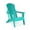 Lake Blue, variant on Heywoo Folding Adirondack Chair HDPE Outdoor All-Weather Chair for Patio, Garden, Backyard, Lawn, Fire Pit,Lake Blue