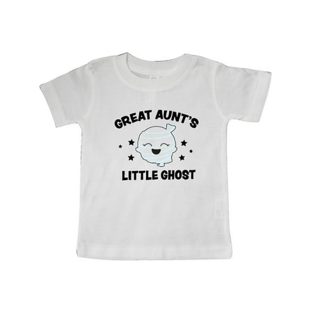 

Inktastic Cute Great Aunt s Little Ghost with Stars Gift Baby Girl T-Shirt