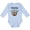 AE-Light Blue, variant on Pawpaw Loves Me Cute Sloth and Baby Boys or Girls Long Sleeve Baby Bodysuit