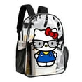 thumbnail image 2 of Hello Kitty Clear Backpack Heavy Duty See Through Bookbag Transparent Bag for Colleges School Work Sport Travel, 2 of 7