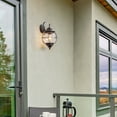 thumbnail image 4 of LNC Outdoor Wall Sconce with Globe Glass Shades Waterproof Wall Light in Bronze Finish, 4 of 10