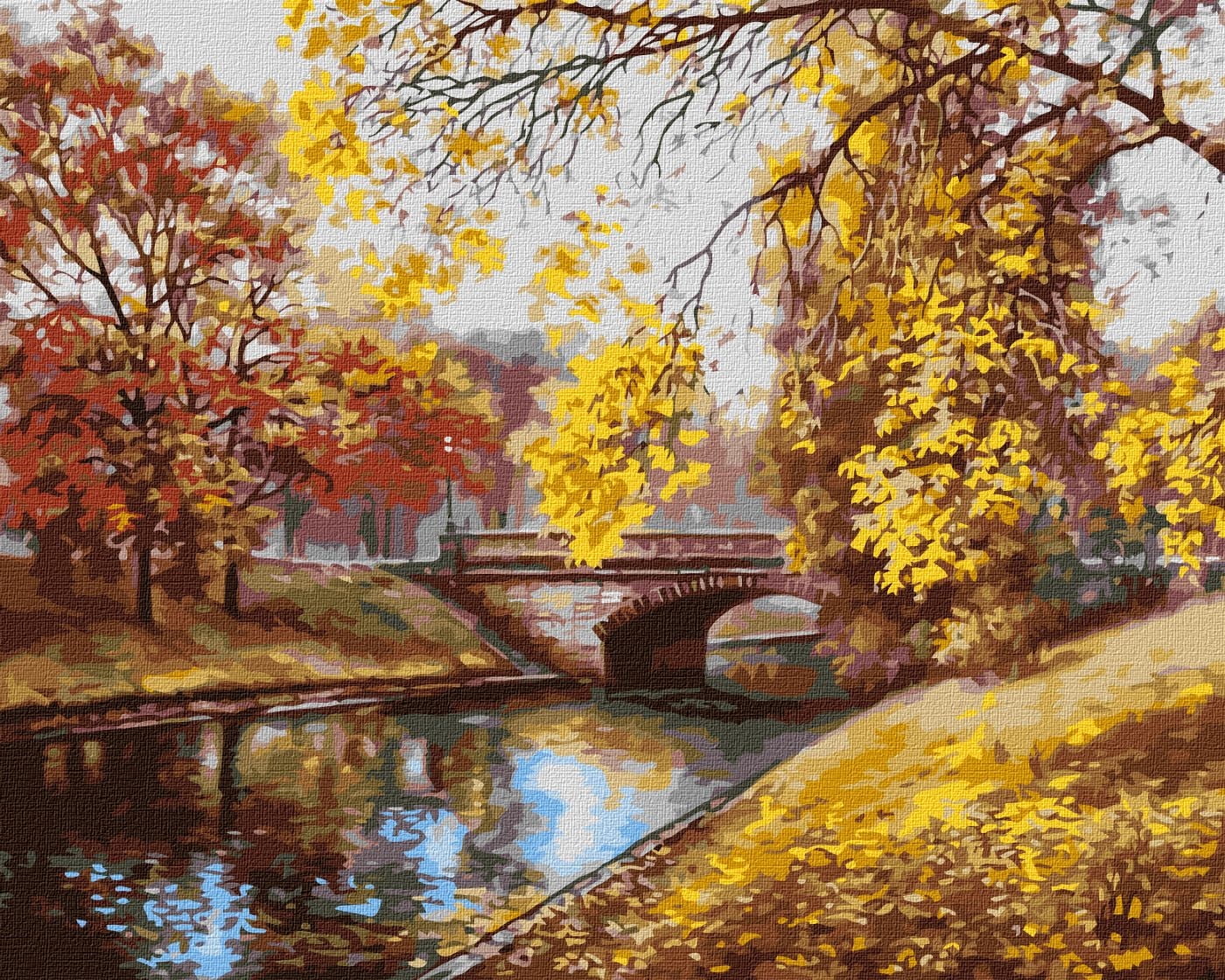 Painting by Numbers kit Autumn landscape KHO2879