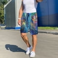 thumbnail image 6 of Sikiie Colorful Winged Dolphin Mens Pajama Shorts, Lightweight Lounge Pant with Pockets Soft Sleep Pj Shorts for Men3X-Large, 6 of 6
