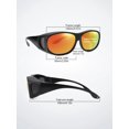 thumbnail image 5 of TINHAO Fit Over Wrap Sunglasses Polarized Wear Over Eyeglasses 100% UV Protection for Men and Women, 5 of 6