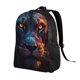 thumbnail image 2 of Fotbe Forest Cool Lion Mochila de Viaje para Laptop, Mochila Ejecutiva Delgada y Resistente 15.6", 2 of 8