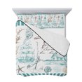 thumbnail image 7 of Turquoise Ocean Twin Size Down Alternative Comforter, Lightweight Comforter Quilt Bedding Set with Pillow Shams Coastal Nautical Lighthouse Starfish All Seasons Bed Comforter Duvet Insert 68"x86", 7 of 7