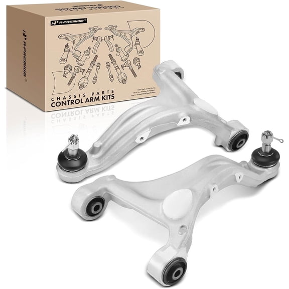 A-Premium 2 x Rear Upper Control Arm with Ball Joint & Bushing Compatible with Kia Sorento 2011-2013 & Hyundai Santa Fe 2007-2012