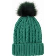 thumbnail image 3 of YooGuoGuo Womens Winter Knitted Beanie Fuzzy Knit Beanie Hat Ribbed Skull Cap Beanie, 3 of 9