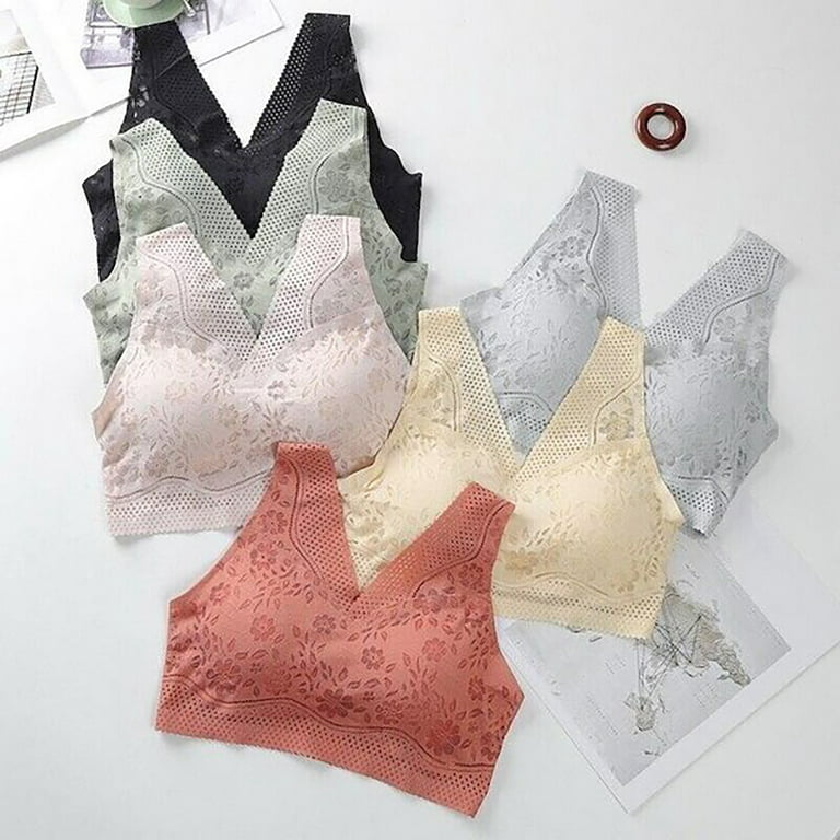 Sexy Beautiful Back Breathable Thin Bras for Women Seamless Lace Sports Bra  for Women Girls Sport Bra : : Clothing, Shoes & Accessories