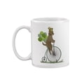 thumbnail image 2 of Dog On A Unicycle Mug - Fab Funky Designs,, 2 of 4