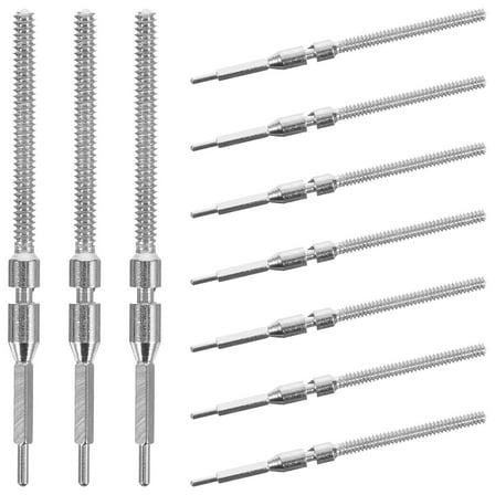 DINHEAROM 10Pcs Watch Repair Tool Silver Steel for Watch Maintenance Kits