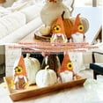 thumbnail image 6 of Thanksgiving Gnomes Fall Decorations Sunflower Plush Gnomes for Tiered Tray Autumn Harvest Thansgiving Decor 2Pcs, 6 of 6