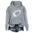 thumbnail image 2 of Kelon Game Day Hoodies Sweatshirts for Women Football Printed Graphic Shirt Pullover Long Sleeve Sweaters with Pocket Athletic Casual Trendy Clothes, M, 2 of 4