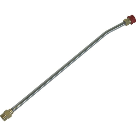NorthStar Hot Water Bent Pressure Washer Lance, 4000 PSI, 12.5 GPM, 18.5in.L, Chrome-Plated Steel