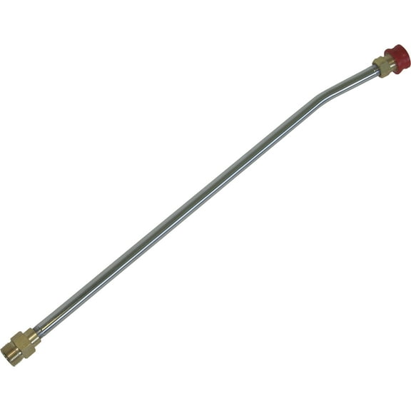NorthStar Hot Water Bent Pressure Washer Lance, 4000 PSI, 12.5 GPM, 18.5in.L, Chrome-Plated Steel