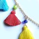thumbnail image 5 of Collar largo bohemio con borlas multicolores TANGJMXG ajustable para mujeres y niñas, 5 of 5