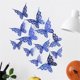thumbnail image 3 of 12 Piezas De Decoración De Pared Con Mariposas Huecas En 3D, 3 Tamaños, Decoración Con Mariposas, Mariposas Talladas Huecas, Diseño Exquisito, Decoraciones Para Tartas De Fiesta, 3 of 6