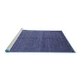 thumbnail image 2 of Ahgly Company Machine Washable Indoor Rectangle Abstract Blue Modern Area Rugs, 5' x 8', 2 of 4