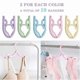 thumbnail image 4 of 10Pcs Plastic Travel Hangers,Portable Folding Clothes Hangers,Travel Accessories Foldable Clothes Drying Rack for Travel, 4 of 5
