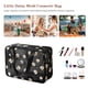 thumbnail image 2 of Bolsa de cosméticos de malla Bolsas de aseo de gran capacidad con cremallera bidireccional para viajes de oficina JShteea El nuevo, 2 of 9