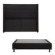 thumbnail image 1 of Box Base Cama Individual + Cabecera Lugo Negro, 1 of 8