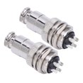 thumbnail image 2 of Conector de enchufe de metal, 2 piezas, conector de enchufe de aviación, conector de enchufe y enchufe de aviación, conectores de cable de mayor durabilidad, 2 of 8
