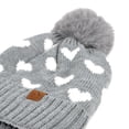thumbnail image 4 of Women's Pom Pom Knit Winter Beanie Hat, 4 of 6
