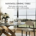 thumbnail image 3 of POVISON-Maxwell - Round Tempered Glass Dining Table, 3 of 8