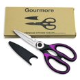 thumbnail image 2 of Premium Kitchen Scissors Multi-Purpose Sharp Blades with Protective Cover for Chicken, Poultry, Fish, Meat, Bones, Vegetables, Herbs, Bottle opener,Nuts Shell Cracker, and BBQ, 2 of 6