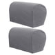 thumbnail image 2 of 2 fundas elásticas para reposabrazos, protectores de muebles. Gris claro, 2 of 9