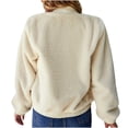 thumbnail image 4 of Puntoco Ladies Warm High Quality Manga larga sin capucha Otoño Invierno Felpa Casual Top Jacket Liquidación Puntoco Puntoco-4801, 4 of 5