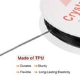 thumbnail image 4 of Uxcell 0.8mm Dia 18ft Elastic String DIY Making TPU Stretchy Cord Thread, Black 5 Pack, 4 of 6